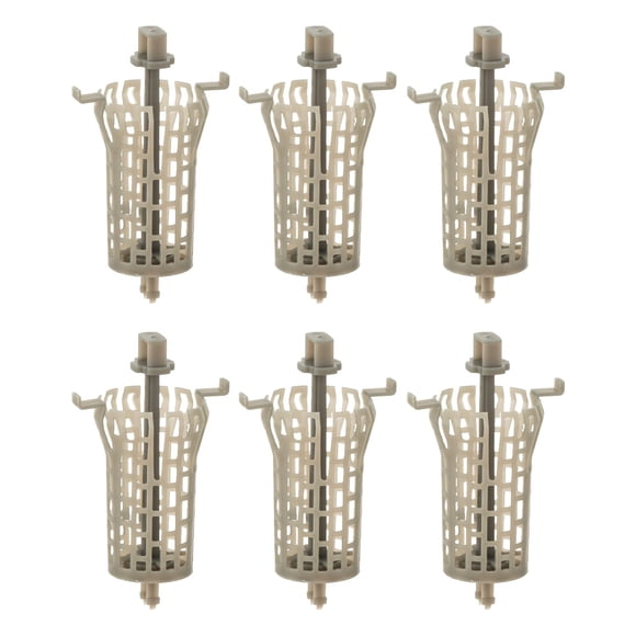 Drain Buddy Ultra Flo: paquete de 6 canastillas atrapa cabello para desagüe de lavabo