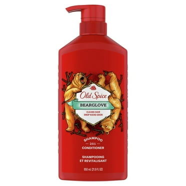 2X - Old Spice 2 in 1 Shampoo and Conditioner - Bearglove - 21.9 oz