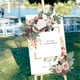 thumbnail image 5 of Flor artificial Swag colgando para telón de fondo fiesta boda coche blanco Opción 5D Colcomx Corona colgante de puerta delantera, 5 of 8