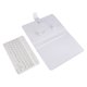 thumbnail image 4 of Teclado Bluetooth inal醡brico con Funda de Cuero con Tapa de Cartera Cubierta Desmontable Teclado para 4.5 '' 6.8 '' Tel閒onos Inteligentes iOS, Android y Windows(White) inalámbrico ligero Higoodz Accesorios Electrónicos, 4 of 7
