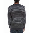 thumbnail image 2 of WEATHERPROOF VINTAGE mens  Mixed Stripe Crewneck Sweater, XL, Blue, 2 of 3