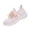Pink, variant on EKVAHL Orthopedic Walking Shoes for Women, Mesh Lace Up Arch Support Wide Fit Sneakers, Color Block Lightweight Daily Workout Tennis Shoes Pink