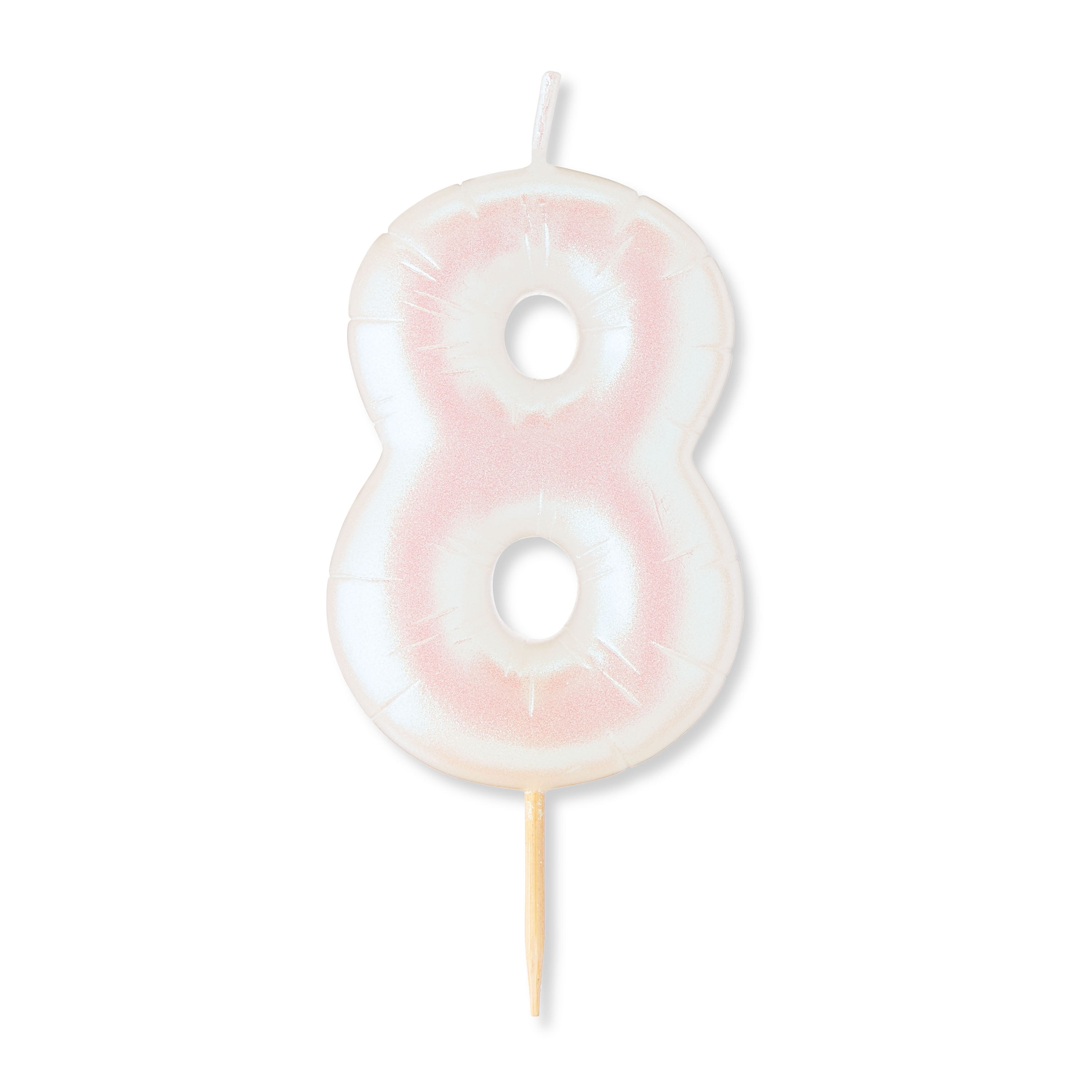 Iridescent Number 8 Birthday Candle, by Way To Celebrate