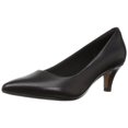 thumbnail image 1 of CLARKS Escarpins Linvale Jerica pour Femmes, Cuir Noir, 065 W US, 1 of 4