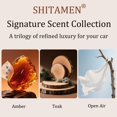 thumbnail image 2 of Kit de inicio para ambientadores de coche, madera SHITAMEN, paquete de 3 con clip, 2 of 7