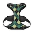thumbnail image 5 of Picia Green Squares No-Pull Dog Harness Reflective Front Clip Vest with Handle,Step-in Air Dog Harness,Adjustable 2 Metal Rings 4 Buckles,Easy to Put on & Take Off Small, 5 of 9