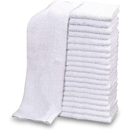 

Gold Textiles 120 packs Cotton Blend White Restaurant Bar Mops Kitchen Towels (120 White)