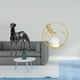 thumbnail image 2 of Figura de perro con forma de bola de cristal de resina y metal, decoración del hogar, centro de mesa, escultura, figura de escritorio, adorno, estatua, 2 of 8