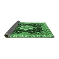 thumbnail image 2 of Ahgly Company Indoor Rectangle Geometric Emerald Green Traditional Area Rugs, 5' x 8', 2 of 4