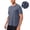 Gray, variant on Mens Classic Basic Tee Shirts Casual Short Sleeve Curved Hem Lightweight Moisture Wicking Crewneck T-Shirts
