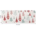 thumbnail image 7 of Multicolor Christmas Tree Pattern Kitchen Rug Mat,Kitchen Runner Rugs Non Skid Washable,Decorative Kitchen Floor Mats for Kitchen,Sink,Laundry,17"x47.2", 7 of 7