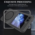 thumbnail image 4 of Compatible Samsung Galaxy Z Flip 5 Case with Wireless Charging,Magnetic Shockproof Protective Bumper Case with Hinge Protection for Galaxy Z Flip 5 Case,Slim Samsung Z Flip 5 5G Cover Case Black, 4 of 7