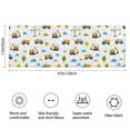 thumbnail image 2 of Cartoon Construction Vehicles Sun Clouds Bathroom Rugs Mat,Non Slip Microfiber Bathroom Rug,Rubber Backing,Soft Bathroom Mats for Bathroom Floor,Tub and Shower,47x17in(120x43cm), 2 of 3