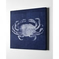 thumbnail image 2 of Epic Graffiti  "Indigo Crab" by Linda Woods, Giclee Canvas Wall Art 12"x12", 2 of 2
