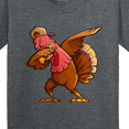thumbnail image 4 of Inktastic Dabbing Turkey Thanksgiving Youth T-Shirt, 4 of 5