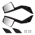thumbnail image 4 of LEAVAN Chrome Hood Mirrors LH&RH Pair For Volvo VNL 2004-2017 With Nuts Mounting Plates, 4 of 5