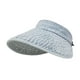 thumbnail image 3 of Sombrero de sol para mujer, cómodo, de ala ancha, portátil, con visera para vacaciones al aire libre. Azul claro, 3 of 9