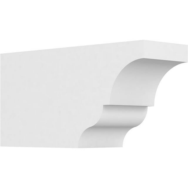 Ekena Millwork RFTP04X06X12ASH 6 x 4 x 12 in. Standard Asheboro Architectural Grade PVC Rafter Tail