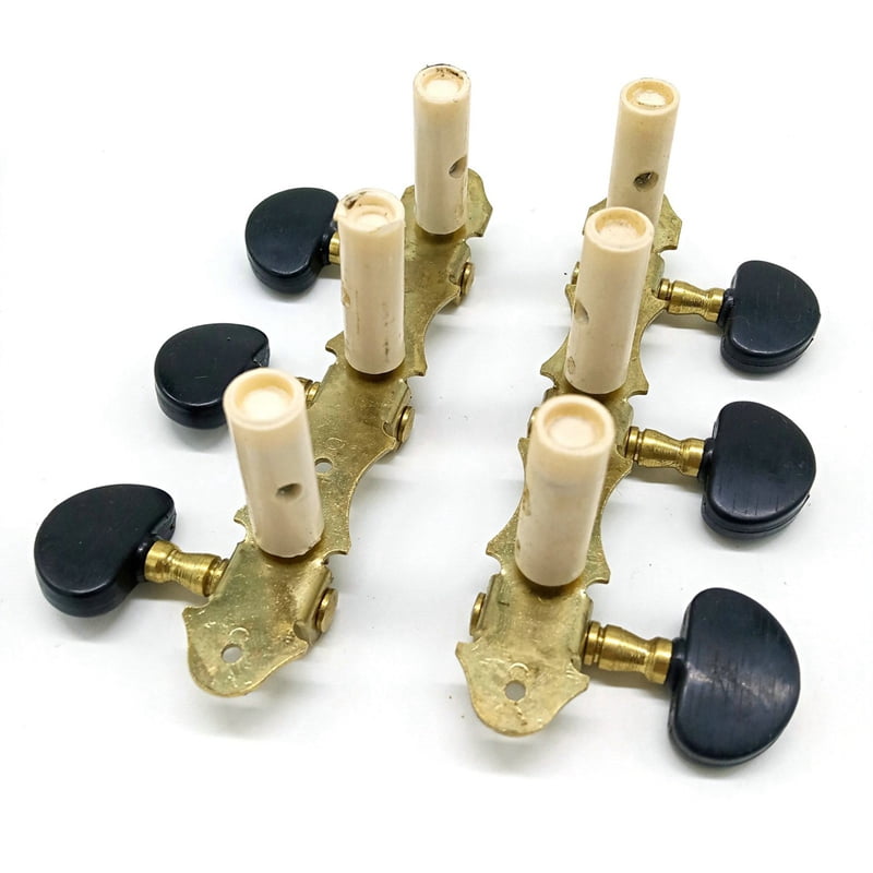 Left Right Classical Guitar String Tuning Pegs Machine Heads Tuners Keys 15L15R Professional Guitar Accessories,Black