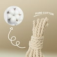 thumbnail image 6 of BE-TOOL Cotton Rope Macrame Cord Three-Strand Synthetic for DIY Craft Making 6mm-20mm Choice White Reusable & Washable, 6 of 8