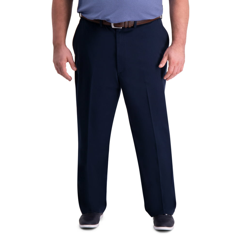 Haggar - Big & Tall Premium Comfort Khaki Pant Classic Fit HC90454 ...