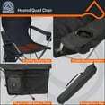 thumbnail image 2 of Heated Deluxe Quad Chair, 2 of 9