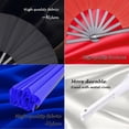 thumbnail image 6 of 2pcs pack Large Foldable Hand Fan 27cm 11inch 2pcs Black Solid Handheld Fan for DIY Painting, 6 of 7