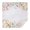 White-2, variant on 60x60in(152x152cm) Square Tablecloth, Waterproof Polyester Table Cover, Wrinkle Resistant & Washable Fabric for Dining, Kitchen, Picnic, Floral Flowers Print