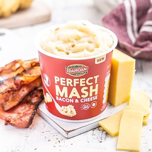 Idahoan Bacon & Cheese Mash Pot 55g, British Import (Pack of 2)