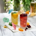thumbnail image 4 of GUSTO Umbrella Toothpicks Cocktail Picks Drink Umbrellas, 240 pack, 4 of 9