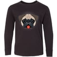 thumbnail image 3 of Inktastic Cute Pug Puppy Dog Long Sleeve Youth T-Shirt, 3 of 5