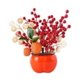 thumbnail image 3 of Decoración del Año Nuevo Lunar Chino, ramo de flores artificiales, bendición de flores falsas Mandarina, 3 of 9