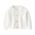 thumbnail image 2 of Spazoro Toddler Girls Boys Sweaters, Casual Thickening Crew Neck Long Sleeve Warm Shirts for Child Girls White Size 3 T, 2 of 4