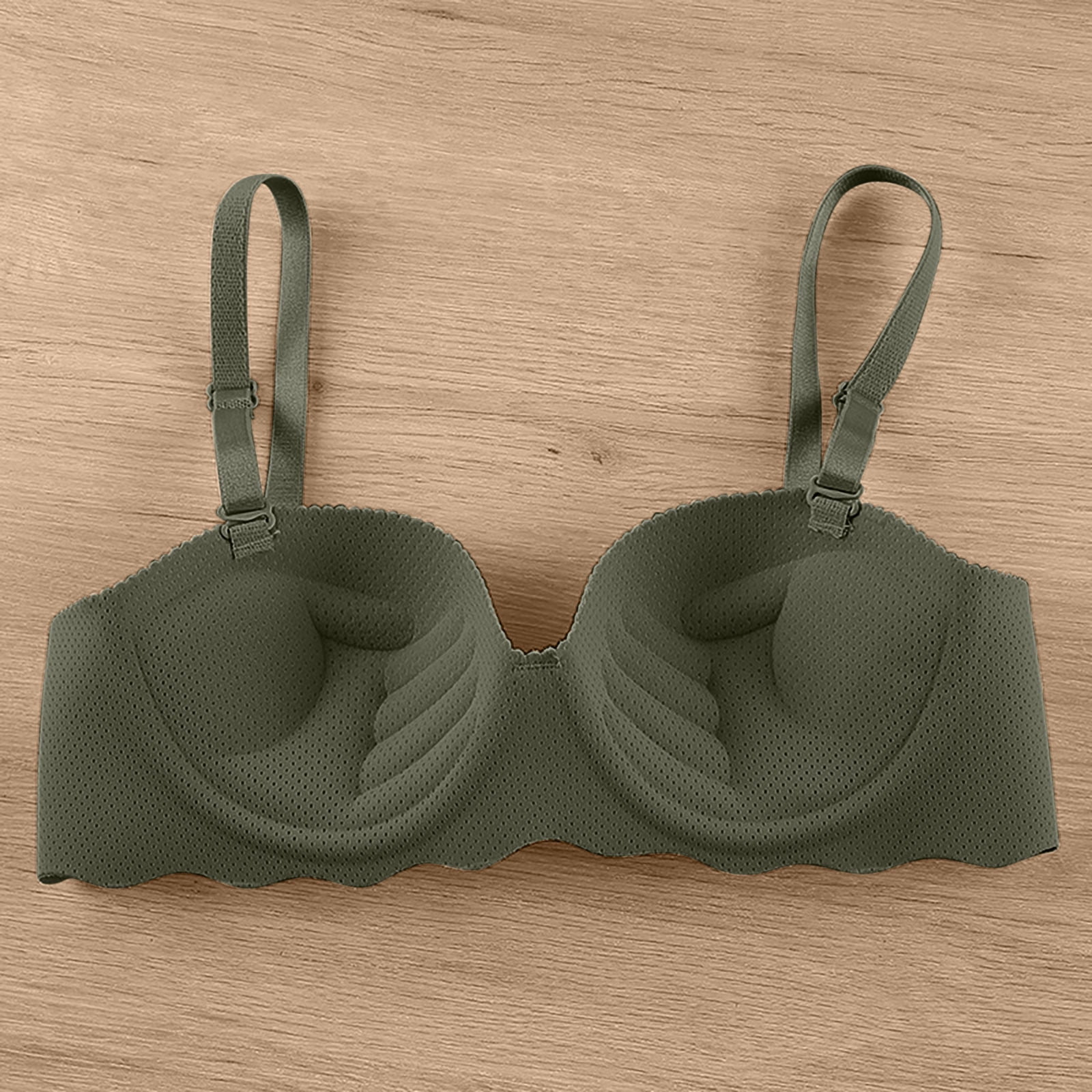 army green bralette