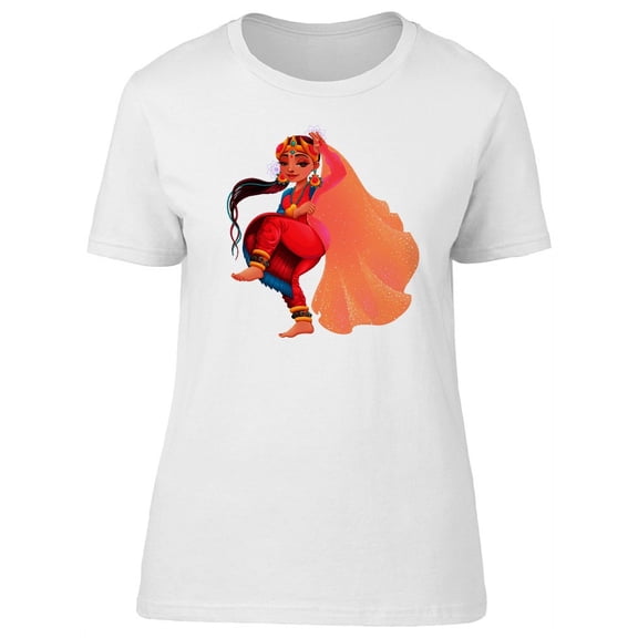 Beautiful Indian Dancer Tee Women's -Image by Shutterstock