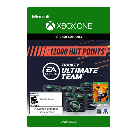 NHL 19 Ultimate Team NHL Points 12000, Electronic Arts, XBOX One, [Digital