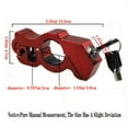 thumbnail image 2 of Motorcycle Lock - Heavy Duty Anti-Theft Grip Lock - Throttle And Handlebar Security - Locks Front Brake And Clutch On Dirt Bike Mopeds And ATVs, 2 of 4