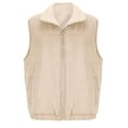 thumbnail image 5 of Women's Sleeveless Fleece Casual Vest Coat with Attached Hat for Winter Warmth Wear, 5 of 8