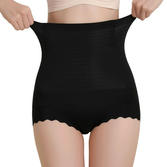 SWSMCLT Women's Comfy Body Shaper Shorts Date Extra Firm Medium Body Shaper Underwear Elasthane Fall Elastic Band Black Small