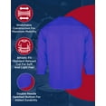 thumbnail image 3 of Exxact Sports Hockey Jerseys For Men, Hockey Practice Jersey Adult, Full Sleeve Hockey Blank Jersey, Ice Hockey Jersey (Royal Blue, Adult 2X-Large), 3 of 7