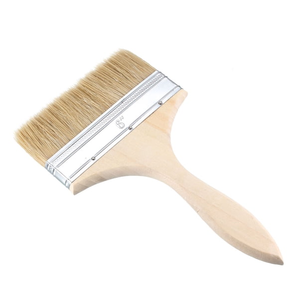 Brocha de pintura Chip Uxcell con cerda sintética y mango de madera para tratamiento de paredes 5.31 pulgadas