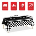 thumbnail image 7 of Race Car Themed Birthday Party Backdrop And Tablecloth Set, 54x108 Inch Tablecloth with 43x71 Inch Photo Background Racing Backdrop for Birthday Tablecover and Banner for Party Decoration, 7 of 7