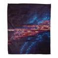 thumbnail image 1 of JSDART Throw Blanket Warm Cozy Print Flannel Abstract Futuristic of Colorful Stripes Glitch Effect on Tv Screen Digital Comfortable Soft for Bed Sofa and Couch 50x60 Inches, 1 of 1