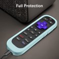 thumbnail image 4 of Fintie Protective Case for Roku Voice Remote Pro (2nd Edition), CaseBot Lightweight Anti Slip Kids-Friendly Shockproof Silicone Remote Cover for Roku Ultra 2024 / Roku RCB1R Controller, Blue Glow, 4 of 7
