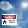 thumbnail image 5 of Propane Cylinders OSHA Danger Vinyl Decal Label 7 Inch x 5 Inch - 10 Pack, 5 of 6