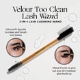 thumbnail image 2 of Cepillo limpiador de pestañas Velour Too Clean 2 en 1 para pestañas postizas, 2 of 6