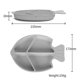 thumbnail image 2 of Plato de succión para bebés, platos divididos de silicona para niños, platos para niños pequeños Suministros de alimentación portátiles para la primera etapa, platos para niños pequeños Plat, 2 of 5