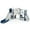 Gray+Blue, variant on Costway 10 in 1 Toddler Slide Set with Magnetic Whiteboard, Telescope Ring Toss for Ages 3+ Gray+Blue