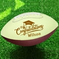 thumbnail image 7 of Personalized Glow in The Dark Football Custom Full 12-Inch High School Junior Football Laser Engraved Any Name Graduation Gift for Student Son Grandson Football Fan, 7 of 7