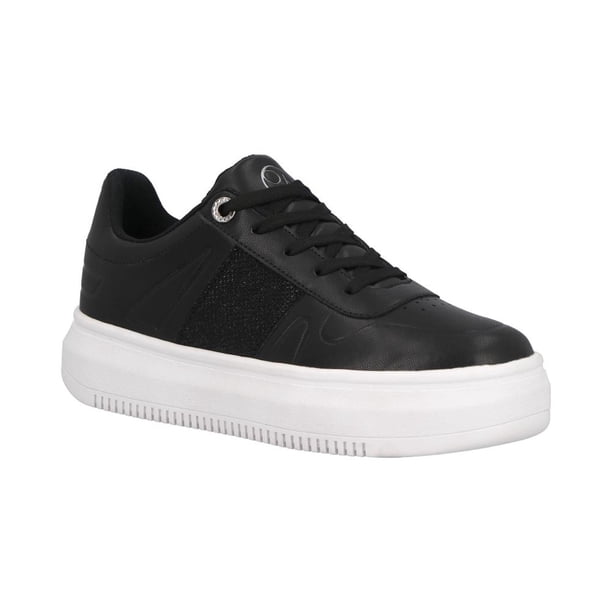 Tenis Mujer Ovx Basicos Comodos Agujetas Moda negro 23.5 OVX 200